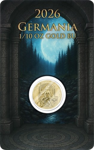Goldmünze oz germania - 1/10,
