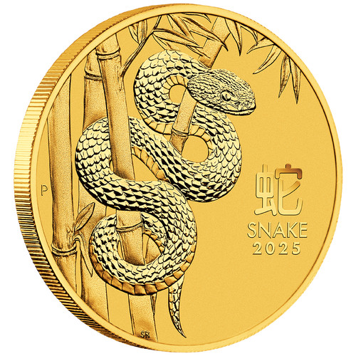 Moneta oro anno - , serpente