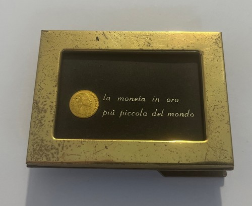 Moneta oro più piccola - la, d’oro