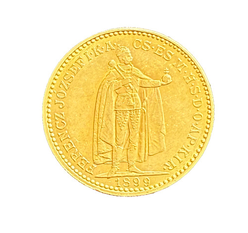Ungheria 1899 oro - oro, corona
