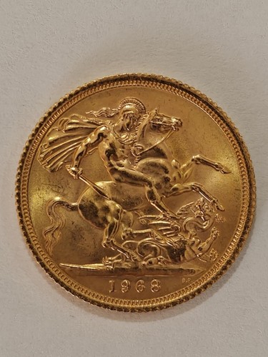 Sterlina oro 1968 regina - d'oro,