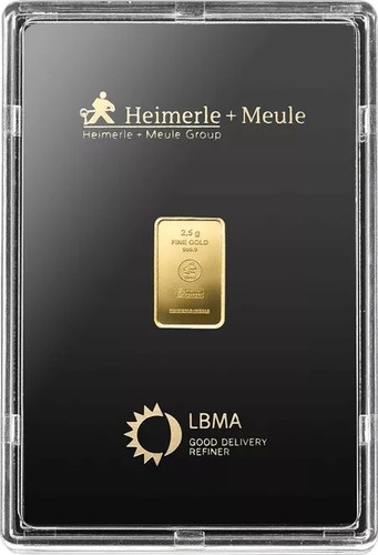 Lingotto oro grammi 999 - oro, 2,5