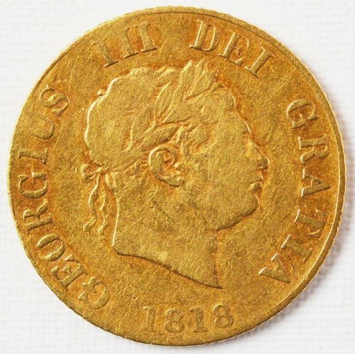 Moneta oro mezza sovrana - mezza,