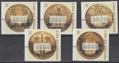 2001 vaticano monete - vaticano,
