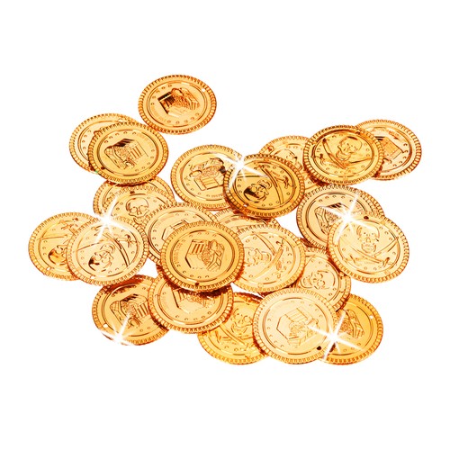 Monete oro per pirati - d’oro,